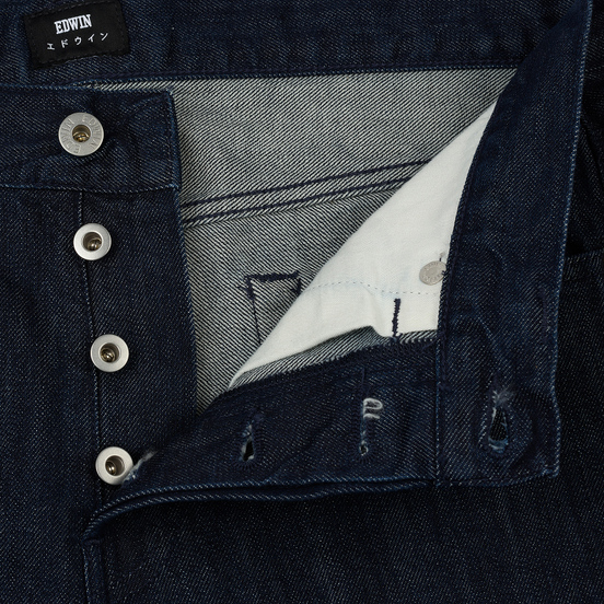 Мужские джинсы Edwin ED-80 Kingston Blue Denim 12 Oz Blue Rinsed