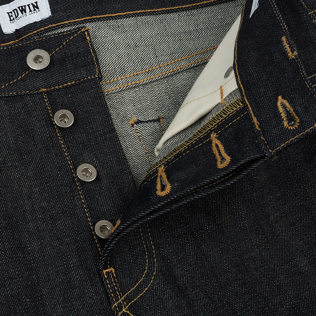 Edwin Мужские джинсы ED-80 Red Listed Selvage Denim 14 Oz