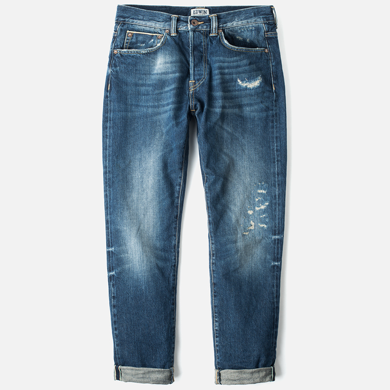 Edwin Мужские джинсы ED-80 Slim Tapered 63 Rainbows Selvage HR-7