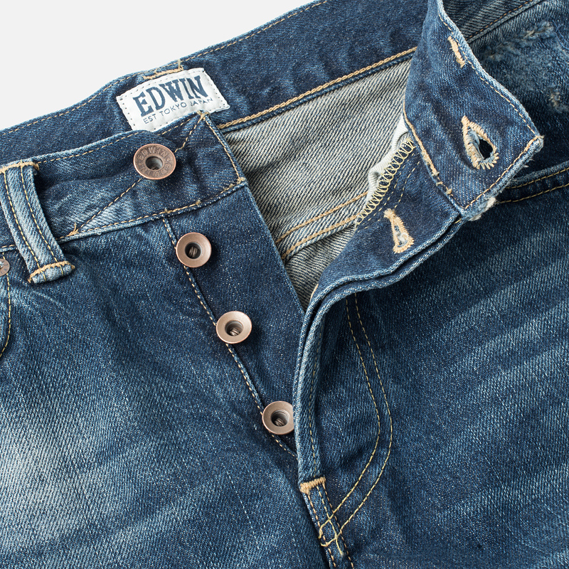 Edwin Мужские джинсы ED-80 Slim Tapered 63 Rainbows Selvage HR-7
