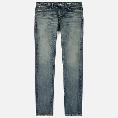 Мужские джинсы Edwin ED-80 Slim Tapered Nihon Menpu Japan Selvage Stretch Light Used