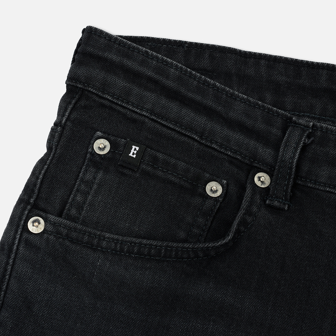 Edwin Мужские джинсы Modern Regular Tapered Black Japanese Stretch Denim 11.5 Oz
