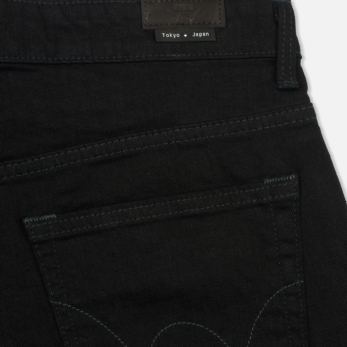 Edwin Мужские джинсы Modern Regular Tapered Black Japanese Stretch Denim