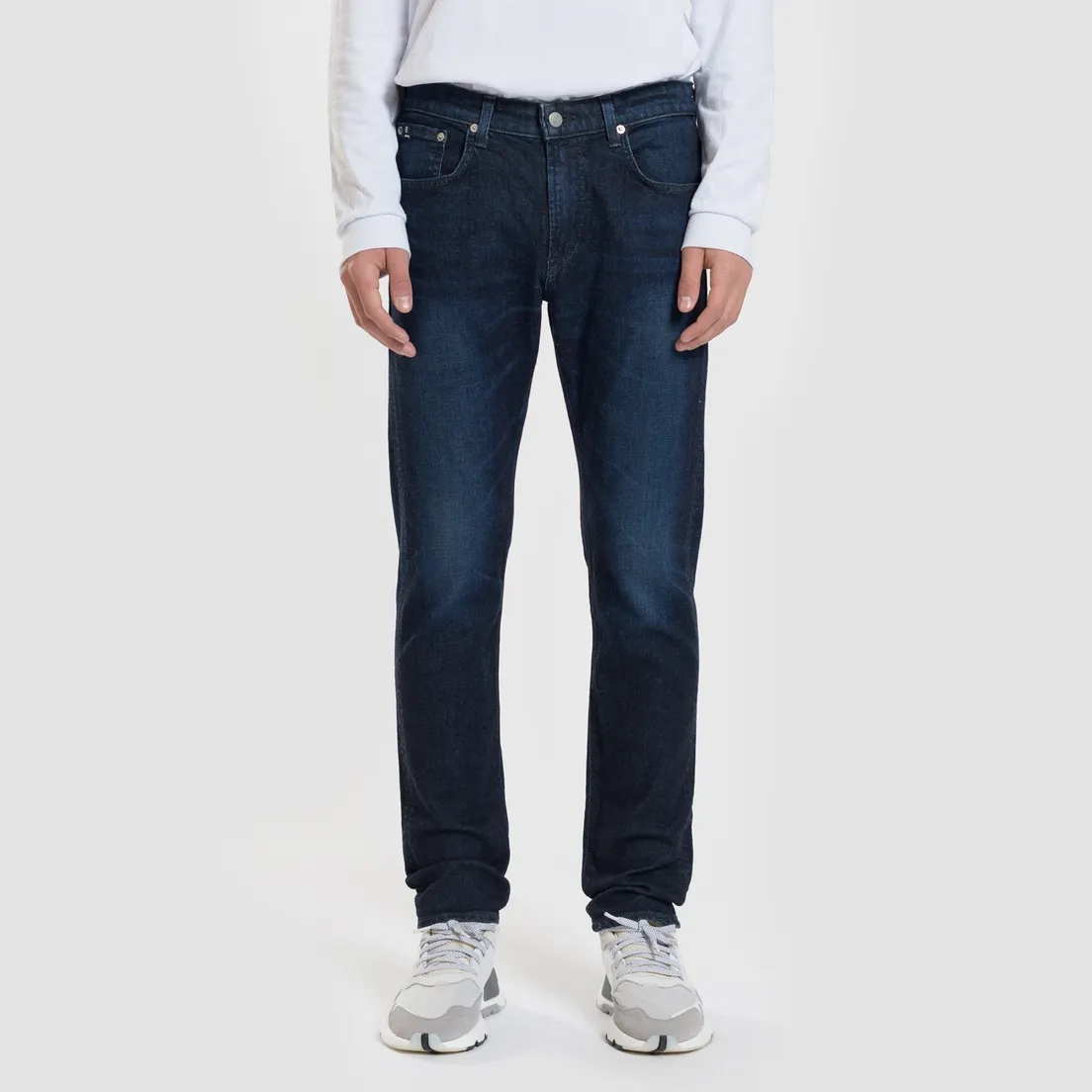 Edwin Мужские джинсы Modern Regular Tapered Kaihara Blue Stretch Fabric 13 Oz