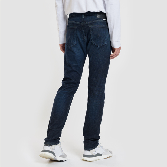 Мужские джинсы Edwin Modern Regular Tapered Kaihara Blue Stretch Fabric 13 Oz Dark Used