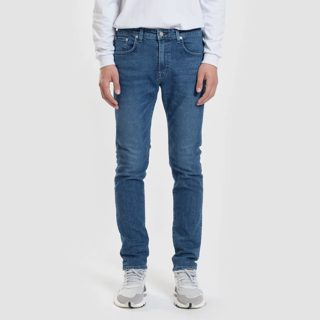 Edwin Мужские джинсы Modern Regular Tapered Kaihara Blue Stretch Fabric 13 Oz