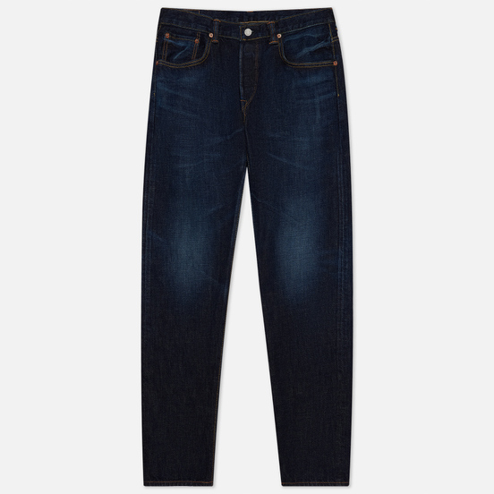 Мужские джинсы Edwin Regular Tapered Nihon Menpu Rainbow Selvage 13.5 Oz Blue Dark Used