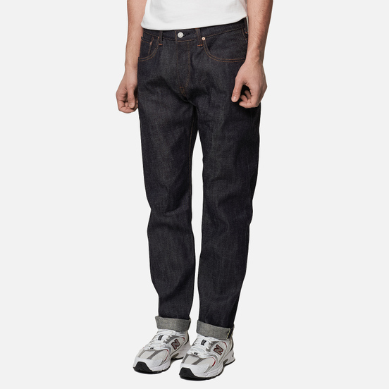 Мужские джинсы Edwin Regular Tapered Nihon Menpu Rainbow Selvage 13.5 Oz Blue Raw State