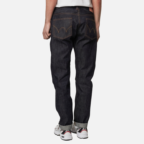 Мужские джинсы Edwin Regular Tapered Nihon Menpu Rainbow Selvage 13.5 Oz Blue Raw State