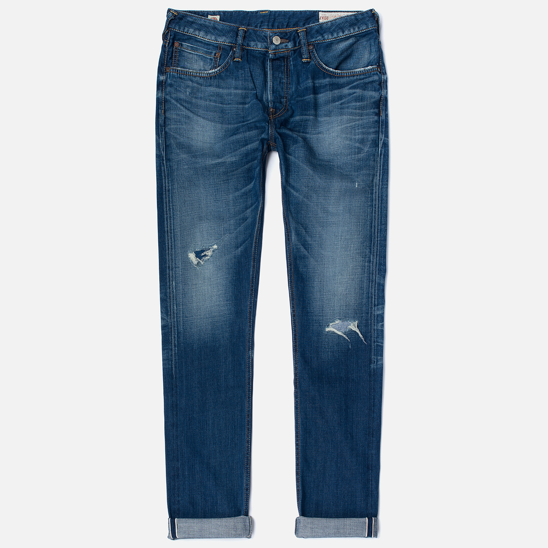 Evisu Мужские джинсы 2010 Slim Fit Seagull Selvedge Denim