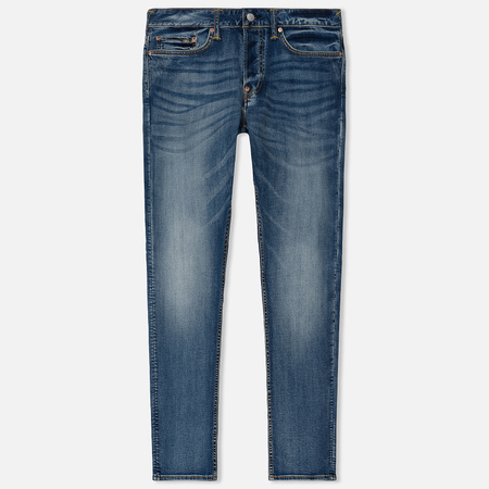 Мужские джинсы Evisu Heritage 2017 Contract Back Pocket Seagull Indigo Mid Tone
