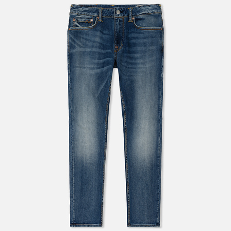 Мужские джинсы Evisu Heritage 2023 Seagull Back Pocket 10.25 Oz Indigo Rinse