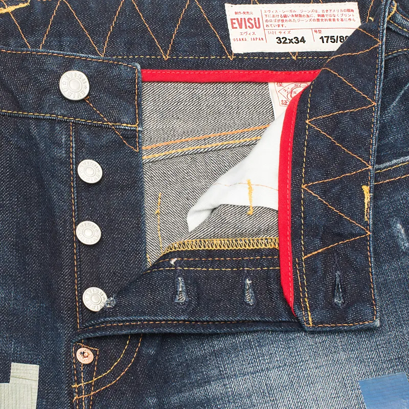 Evisu Мужские джинсы Patch Work
