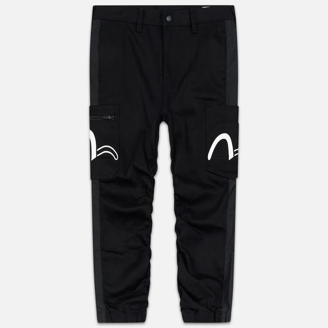 Evisu Мужские джинсы Side Panelled Cargo Jogger Fit Seagull Pockets