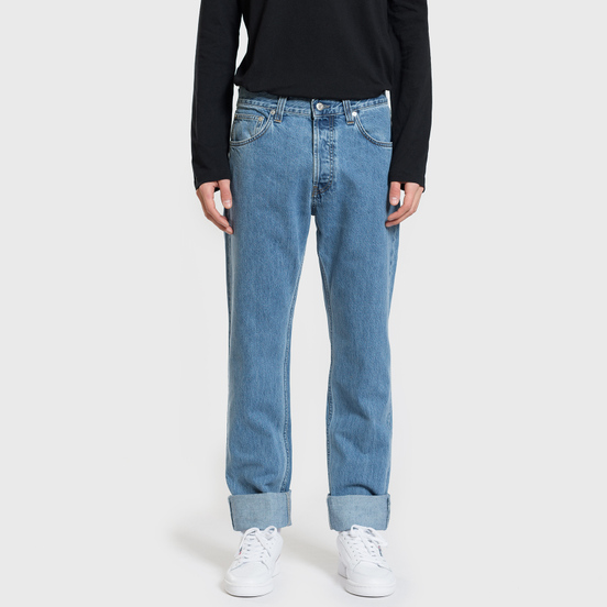 Мужские джинсы Helmut Lang Masc Hi Straight Stonewashed Denim Indigo