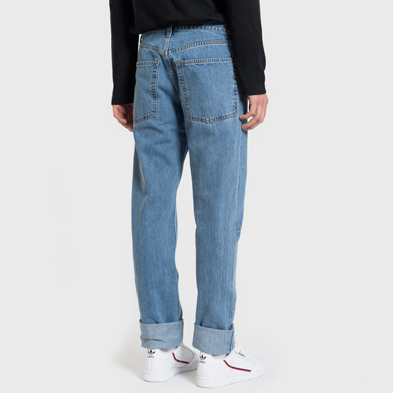 Мужские джинсы Helmut Lang Masc Hi Straight Stonewashed Denim Indigo