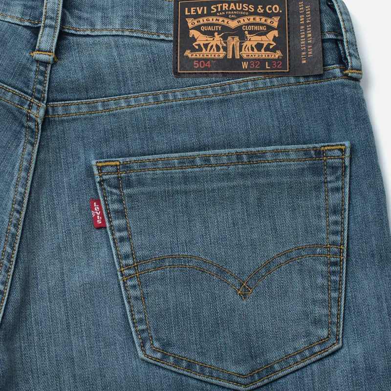 Levi's Skateboarding Мужские джинсы 504 Straight
