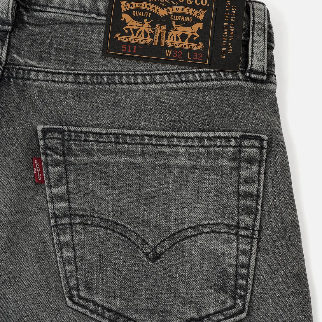 Levi's Skateboarding Мужские джинсы 511 Slim Fit 5 Pocket
