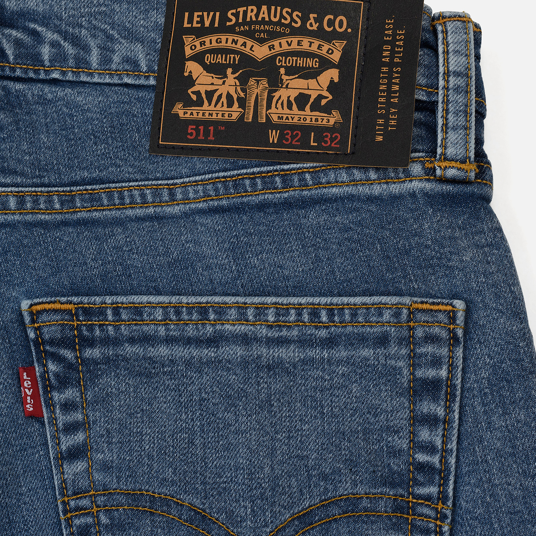 Levi's Skateboarding Мужские джинсы 511 Slim Fit
