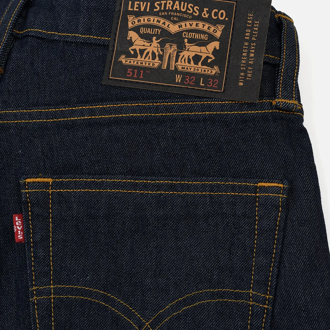Levi's Skateboarding Мужские джинсы 511 Slim Fit
