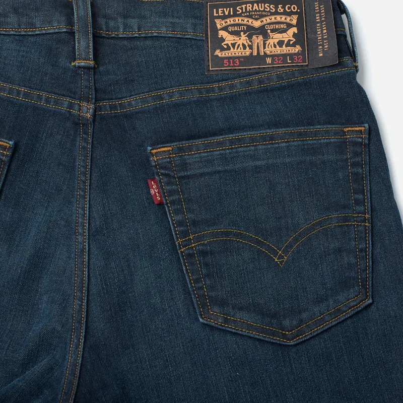 Levi's Skateboarding Мужские джинсы 513 Slim 5-Pocket