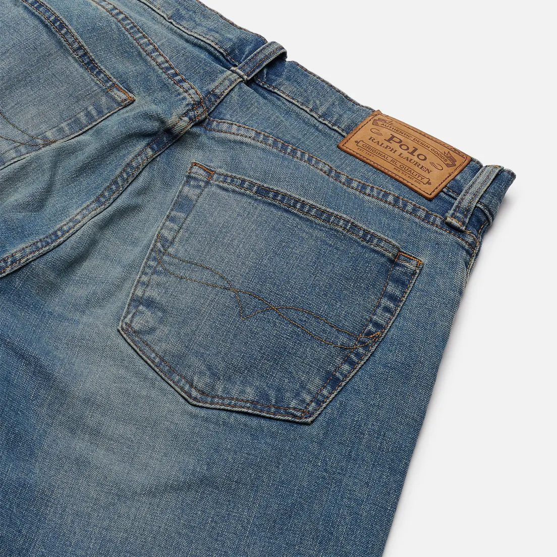 Polo Ralph Lauren Мужские джинсы Sullivan Slim Fit 5 Pocket Stretch Denim