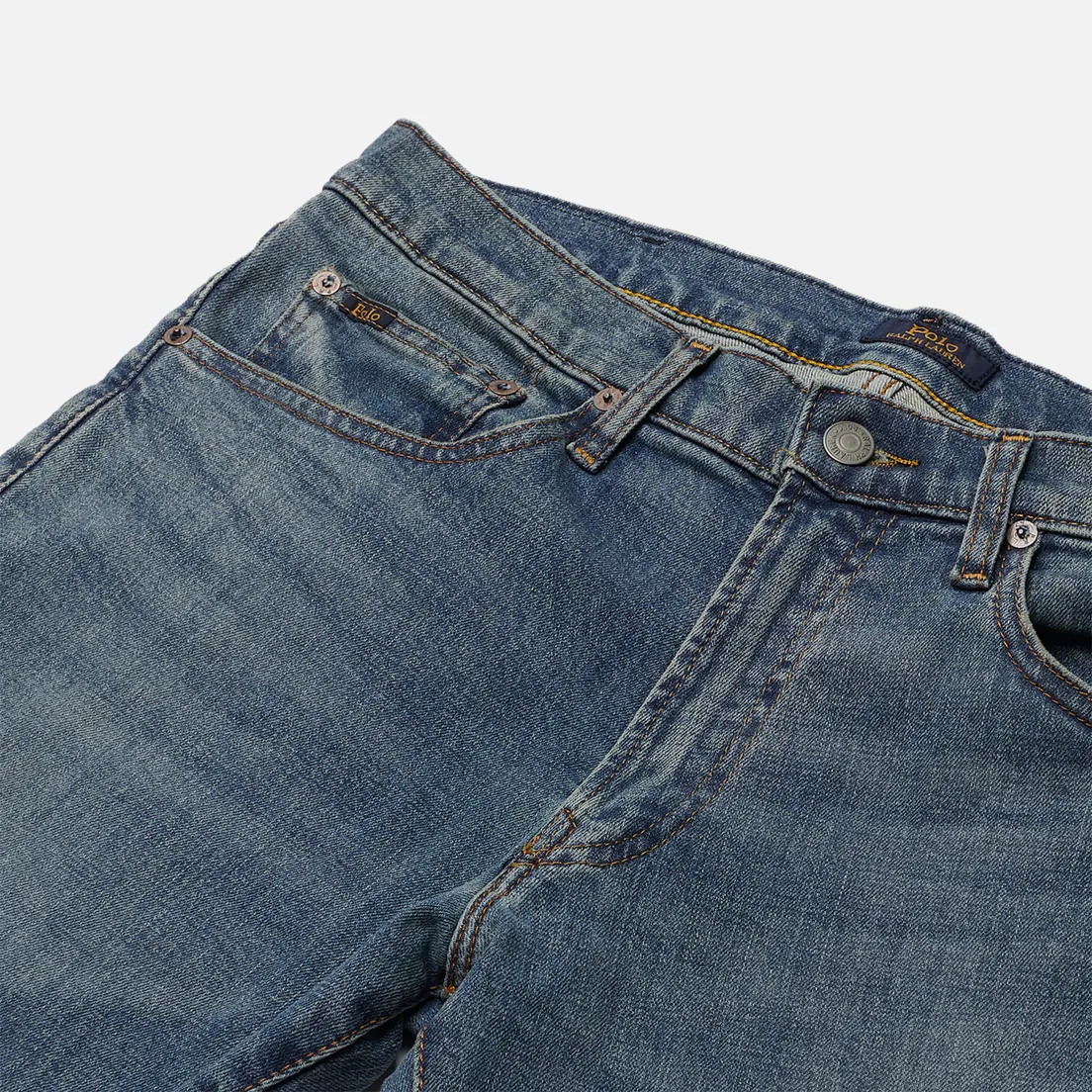 Polo Ralph Lauren Мужские джинсы Varick Slim Straight 5 Pocket Stretch Denim