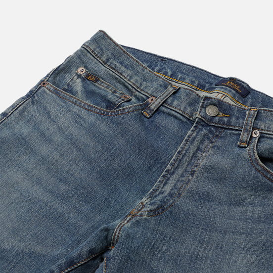 Мужские джинсы Polo Ralph Lauren Varick Slim Straight 5 Pocket Stretch Denim Dixon