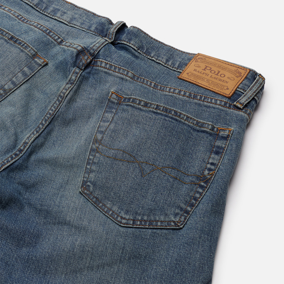Мужские джинсы Polo Ralph Lauren Varick Slim Straight 5 Pocket Stretch Denim Dixon