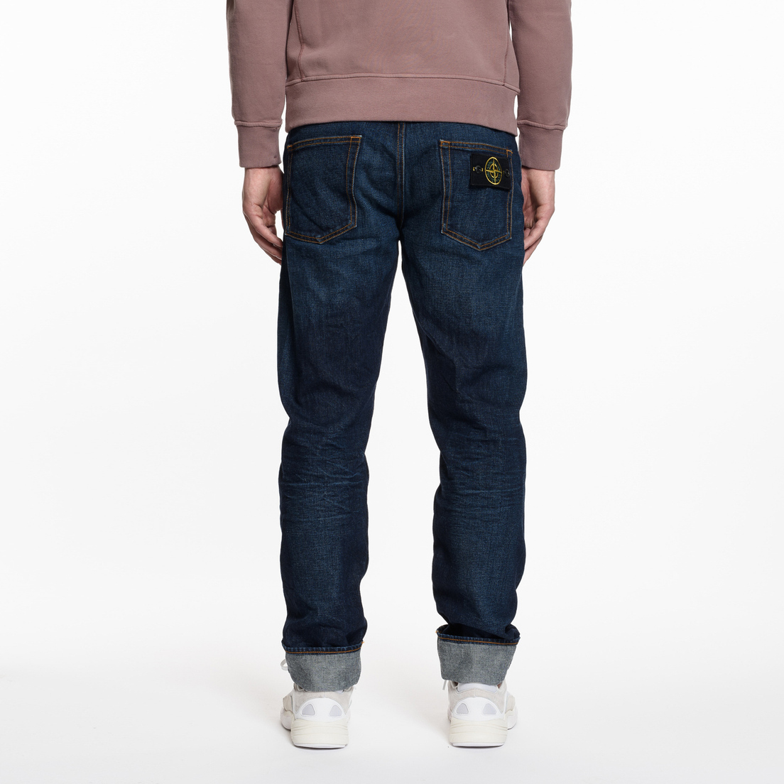 Мужские джинсы Stone Island Five Pockets Stretch Blue Denim 13 Oz Stone ...