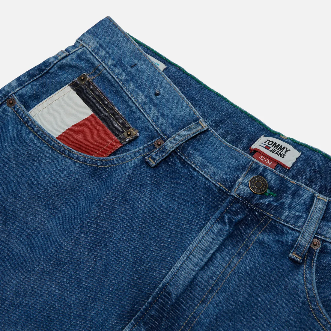 Tommy Jeans Мужские джинсы Rey Faded Tapered Fit 12 Oz