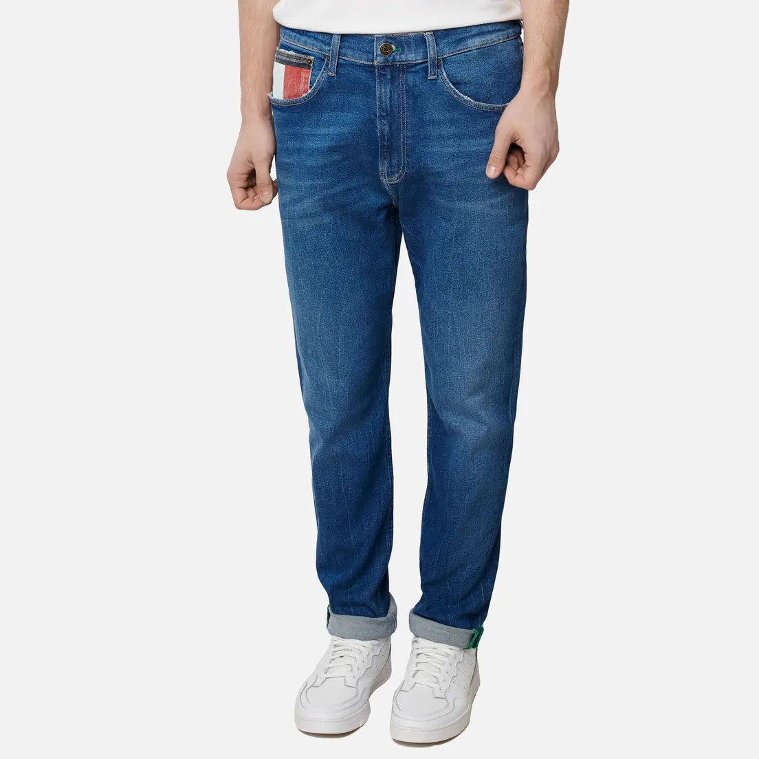 Tommy Jeans Мужские джинсы Rey Relaxed Tapered Fit 12.5 Oz