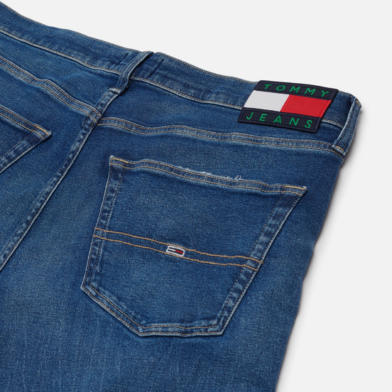 Мужские джинсы Tommy Jeans Rey Relaxed Tapered Fit 12.5 Oz Save Mid Blue Star