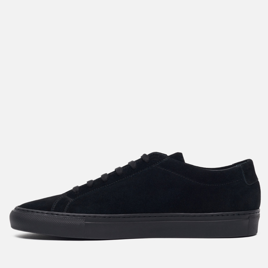 Мужские кеды Common Projects Original Achilles Low Suede Black