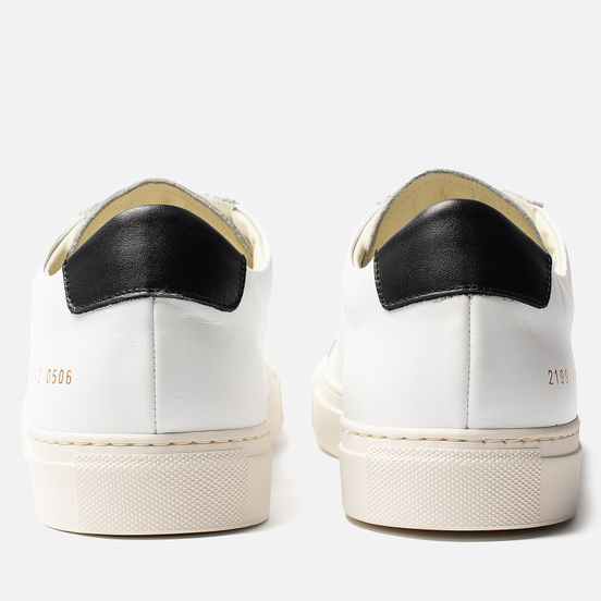 Мужские кеды Common Projects Retro Low 2199 White/Black
