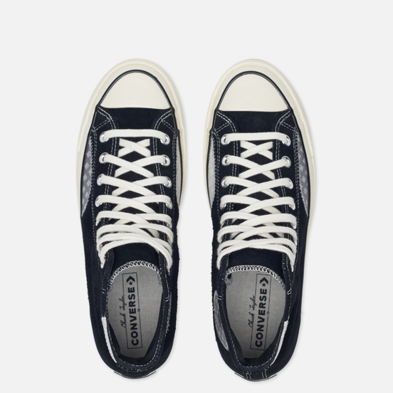 Мужские кеды Converse Chuck 70 High Black/Grey Melange