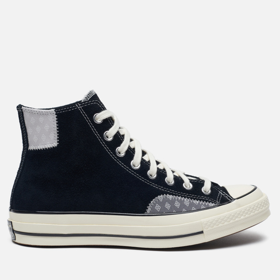 Мужские кеды Converse Chuck 70 High Black/Grey Melange