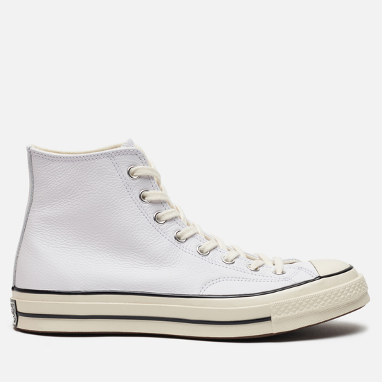 Мужские кеды Converse Chuck 70 Leather White/Black/Egret