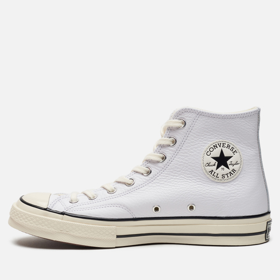 Мужские кеды Converse Chuck 70 Leather White/Black/Egret