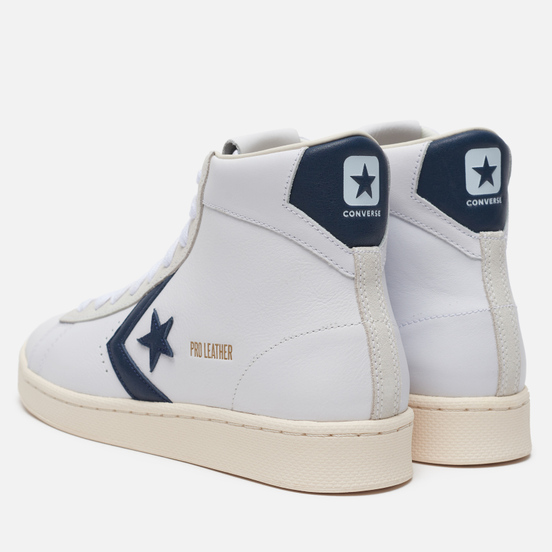 Мужские кеды Converse Pro Leather Gold Standard High White/Obsidian/Egret
