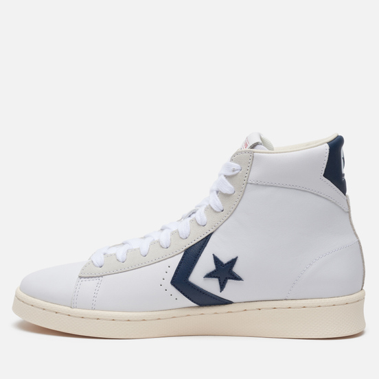 Мужские кеды Converse Pro Leather Gold Standard High White/Obsidian/Egret