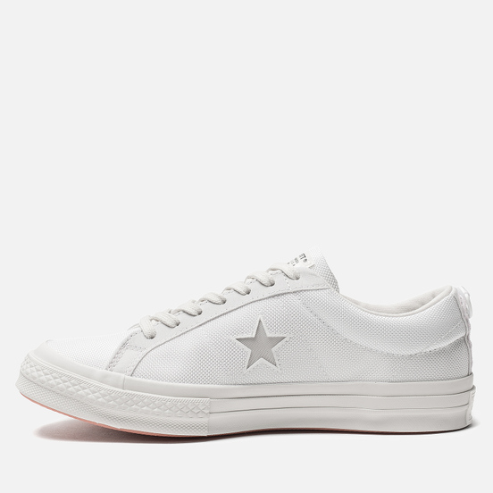 Мужские кеды Converse x Carhartt WIP One Star OX White/White/Vibrant Orange