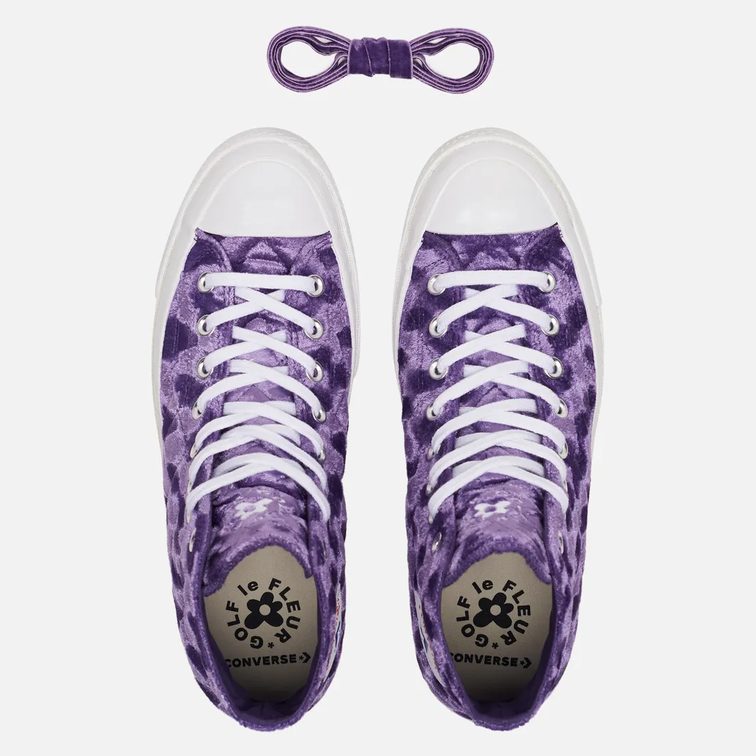 Converse Мужские кеды x Tyler The Creator Golf le Fleur Chuck 70 Velvet High Top