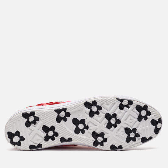 Мужские кеды Converse x Tyler The Creator Golf le Fleur One Star Velvet Low Top Barbados Cherry