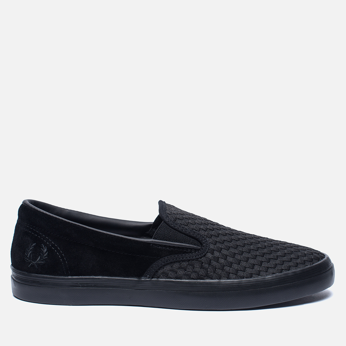 Fred Perry Мужские кеды Underspin Slip-On Checker Suede