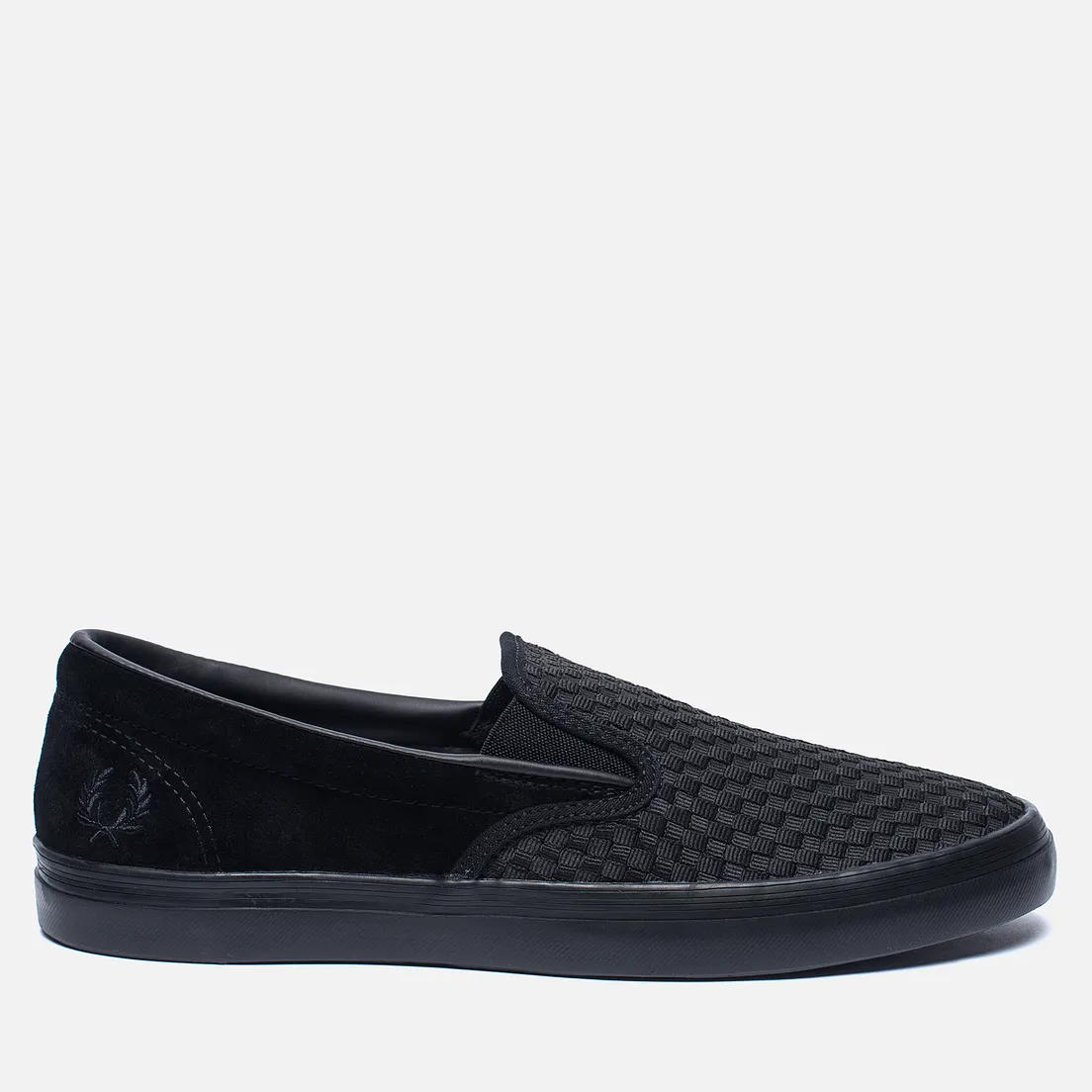 Fred Perry Мужские кеды Underspin Slip-On Checker Suede