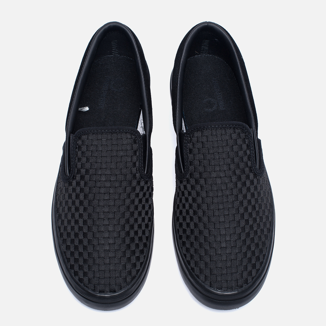 Fred Perry Мужские кеды Underspin Slip-On Checker Suede
