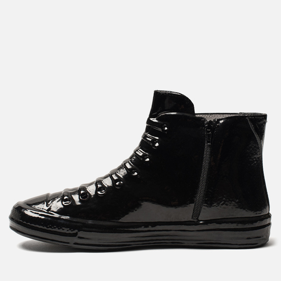 Мужские кеды Maison Margiela Wellington Plastic Casing High Top Black