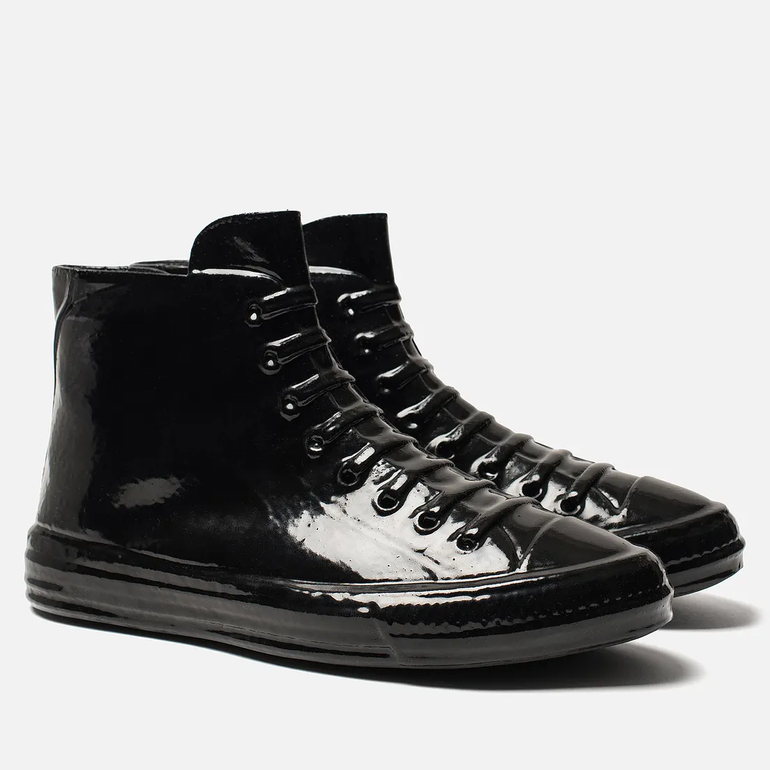 Maison Margiela Мужские кеды Wellington Plastic Casing High Top