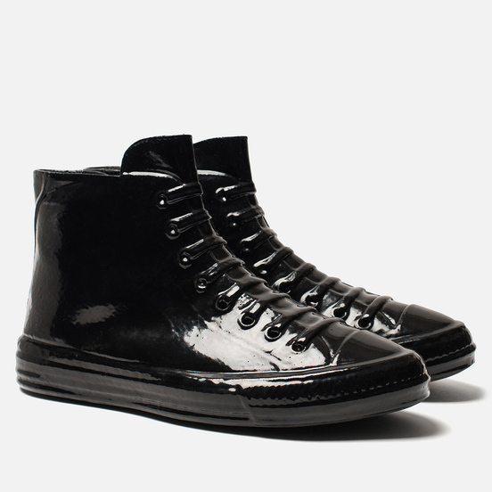 Мужские кеды Maison Margiela Wellington Plastic Casing High Top Black